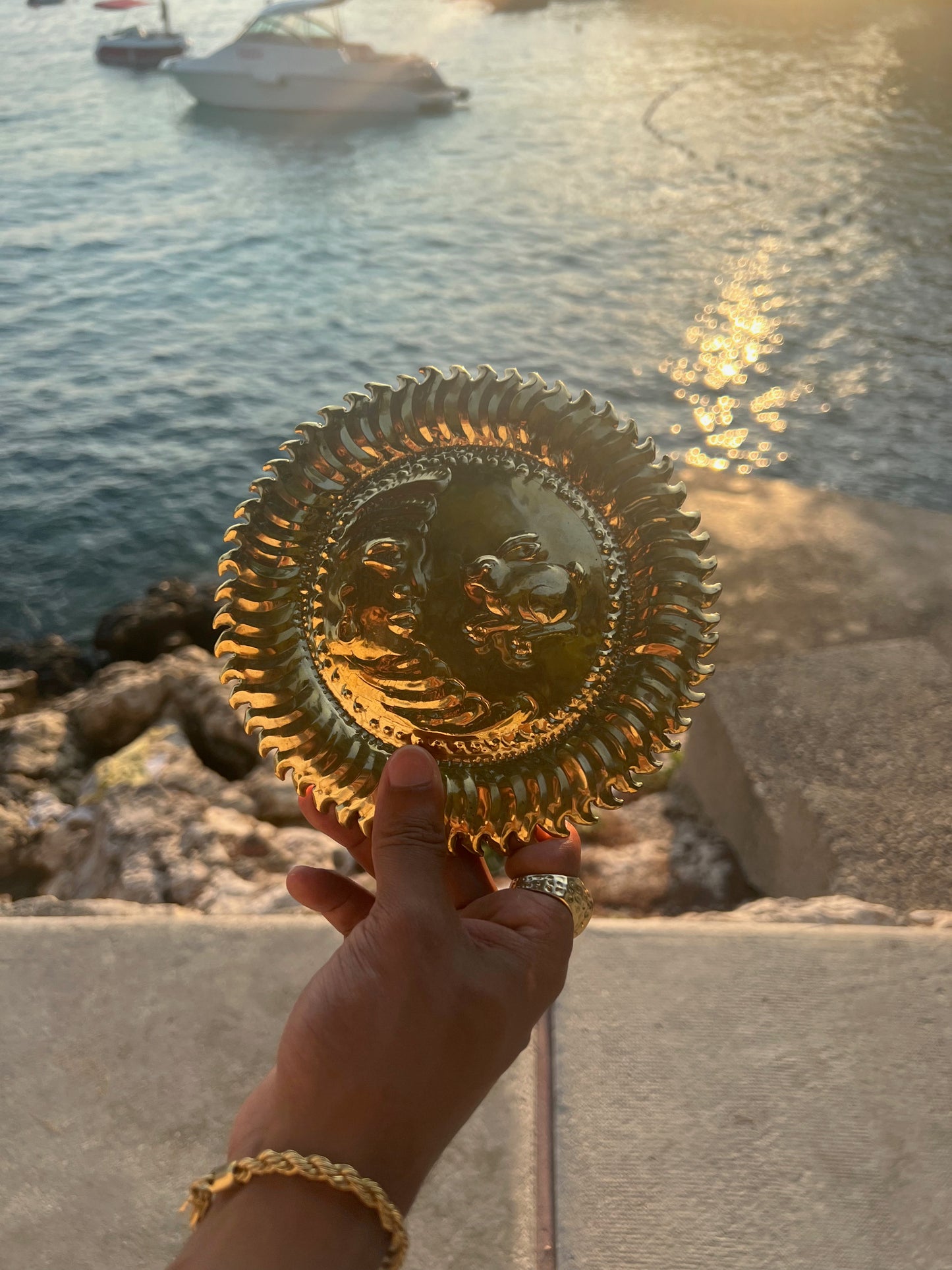 Chandra Brass Wall Hanging
