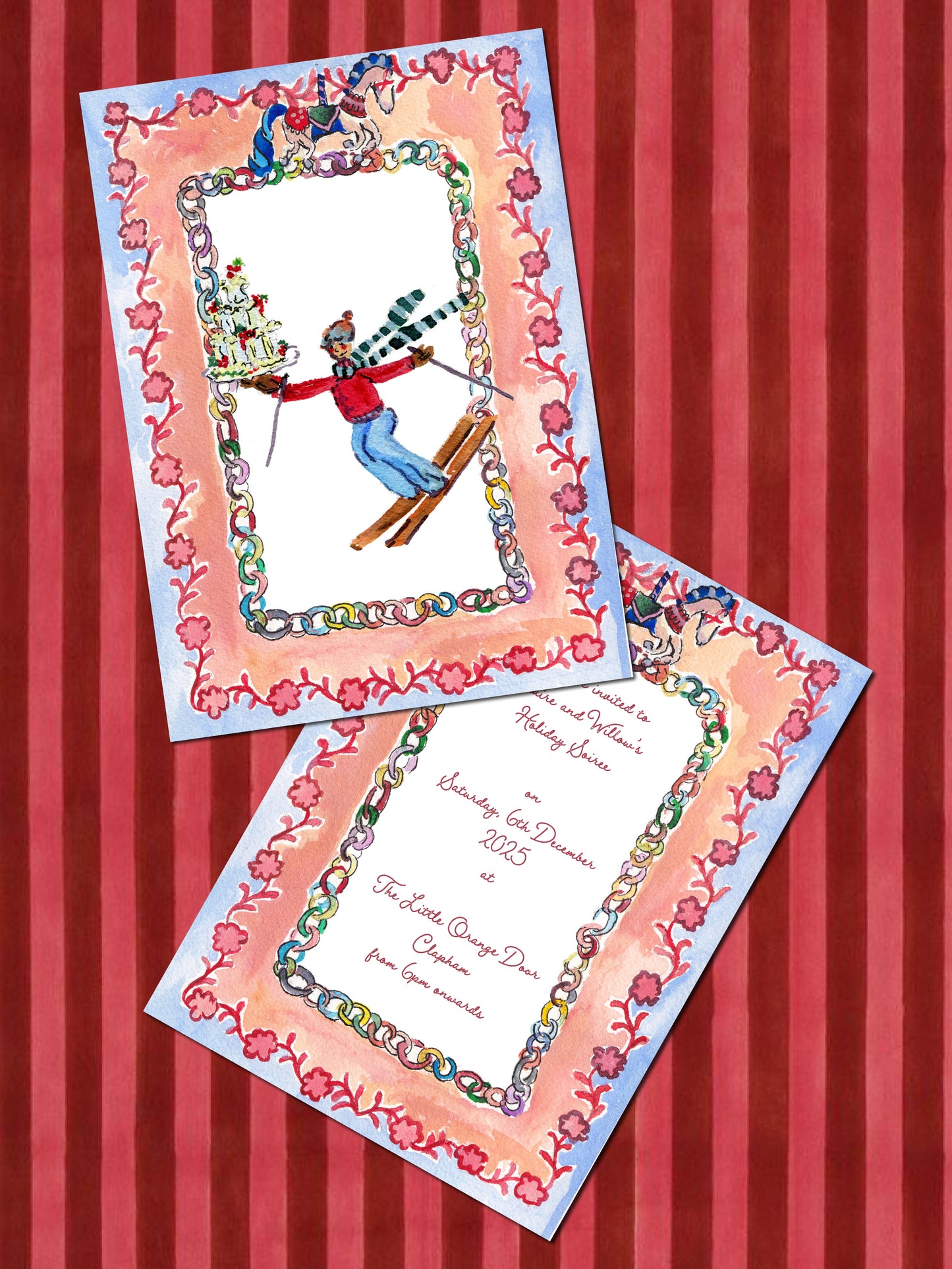 Percy Winter Birthday Invite Template